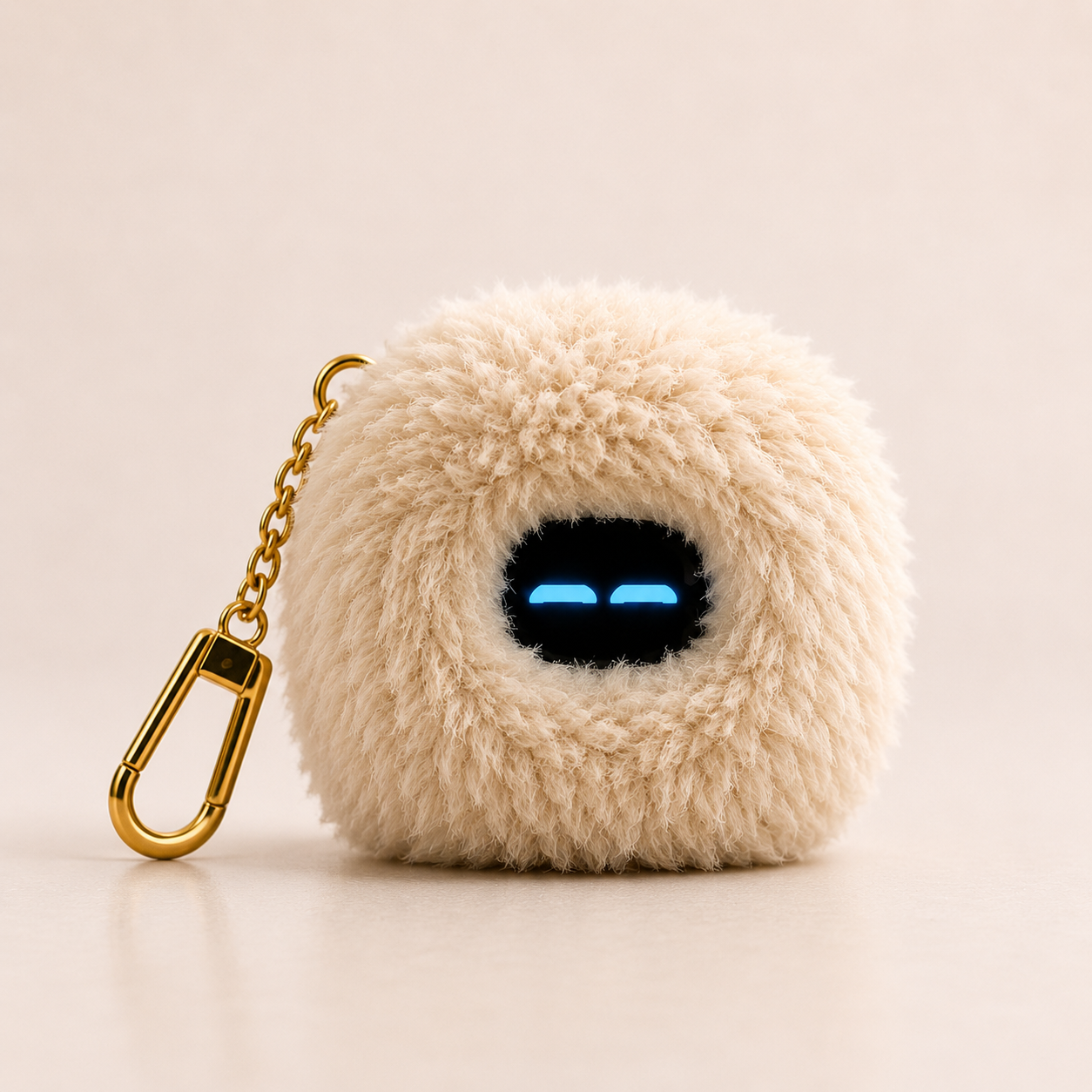 Bej renk Minnoş mini robot