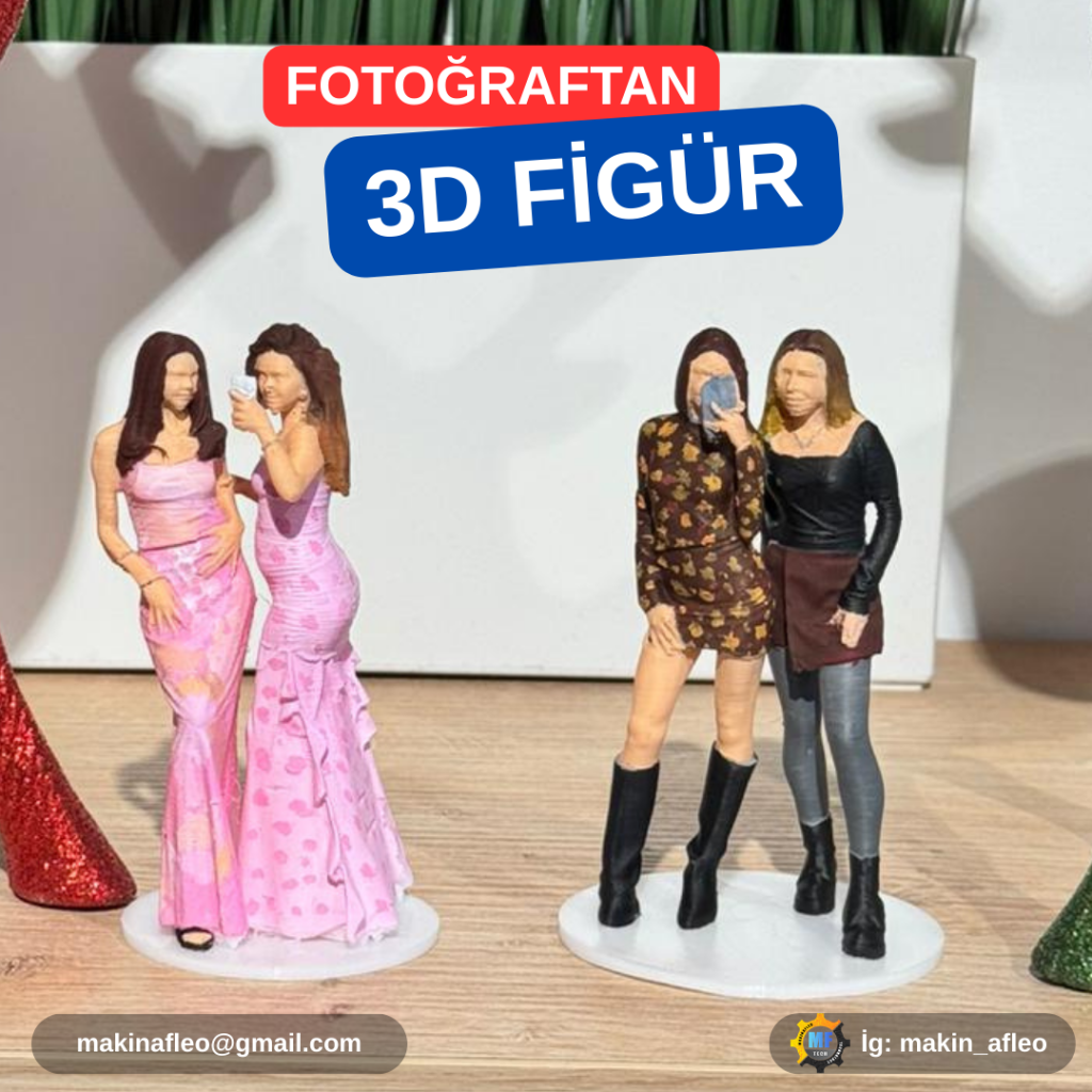 Kişiye Özel Arkadaş 3D Figürü