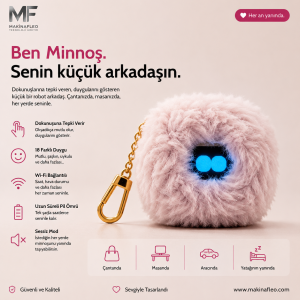 Minnoş® Dokununca Tepki Veren İnteraktif Mini Robot