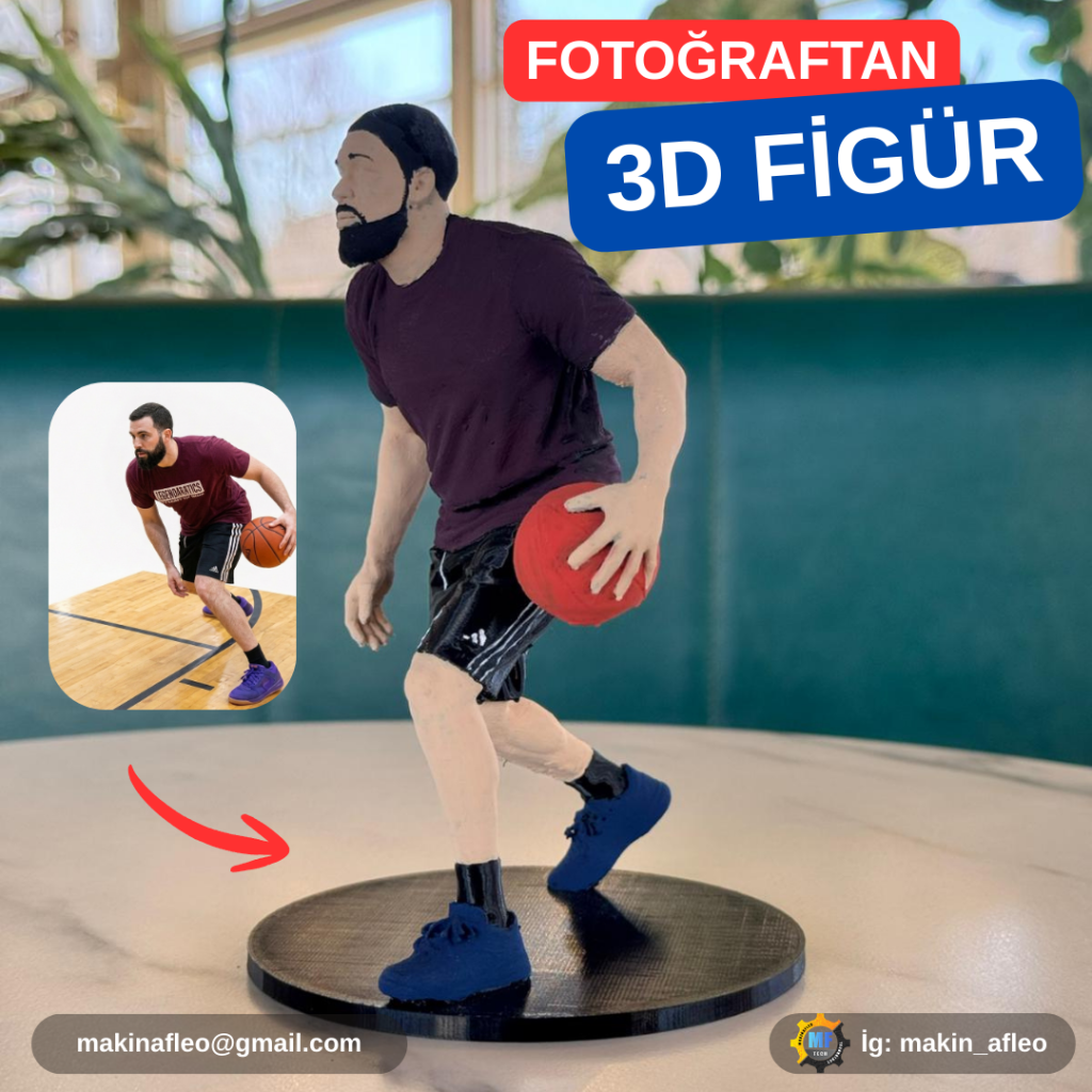 Kişiye Özel 3D Sporcu Figürü