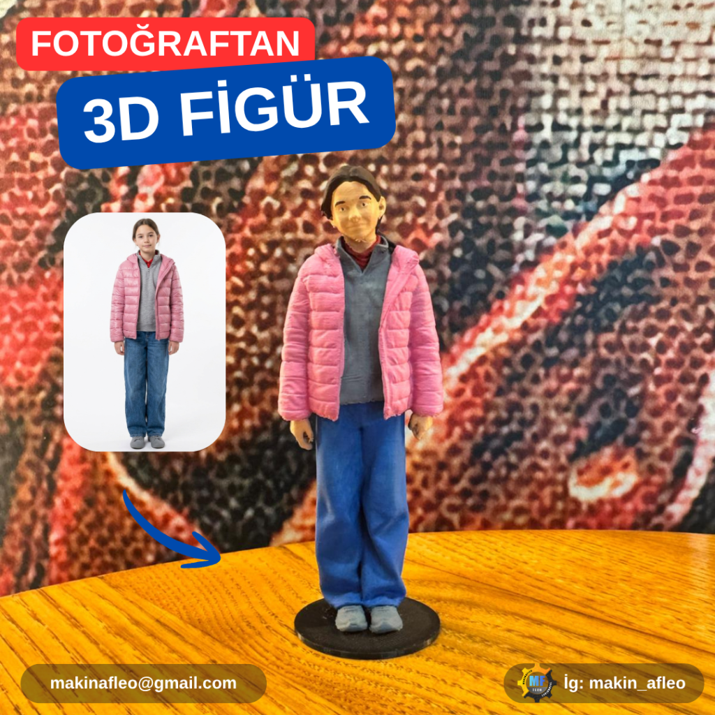 Kişiye Özel Tek Kişi 3D Figür